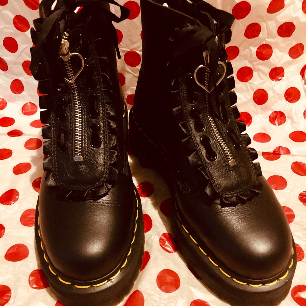 Dr. Martens X Lazy Oaf Jungle boots.